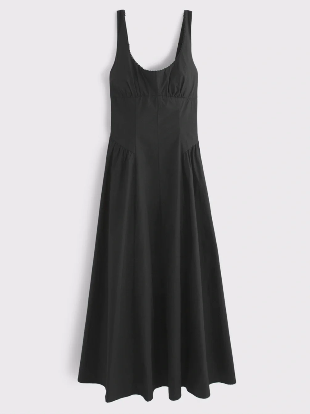 Abercrombie & Fitch Black Sleeveless Maxi Dress